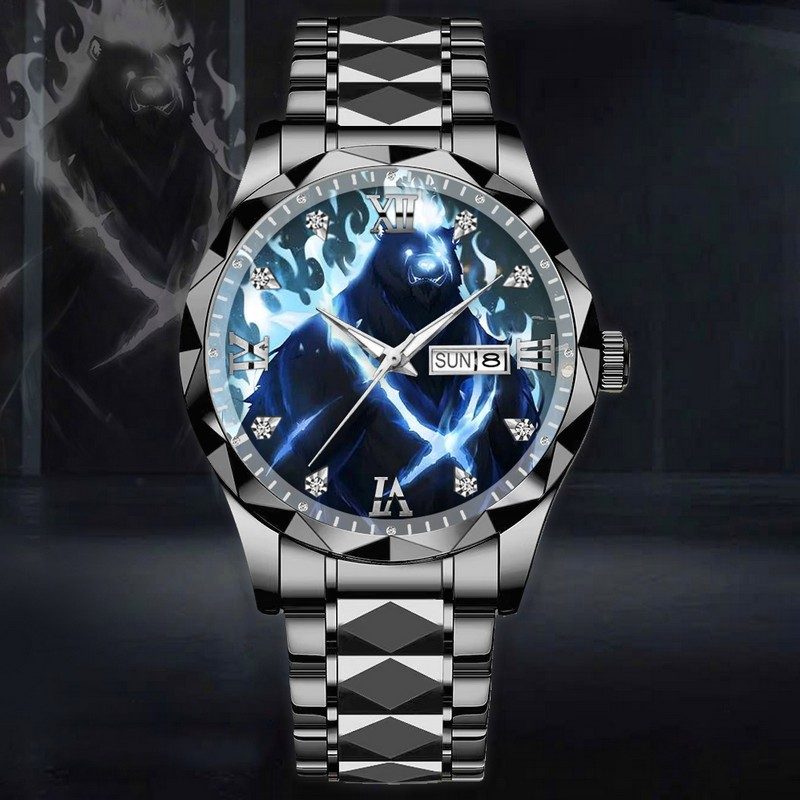 Arcane Ice Gate Solo Leveling Stainless Steel Watch