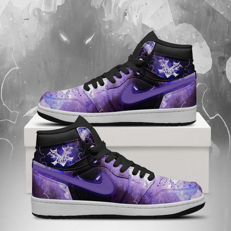 Blue Flame Eclipse Solo Leveling High Top Shoes