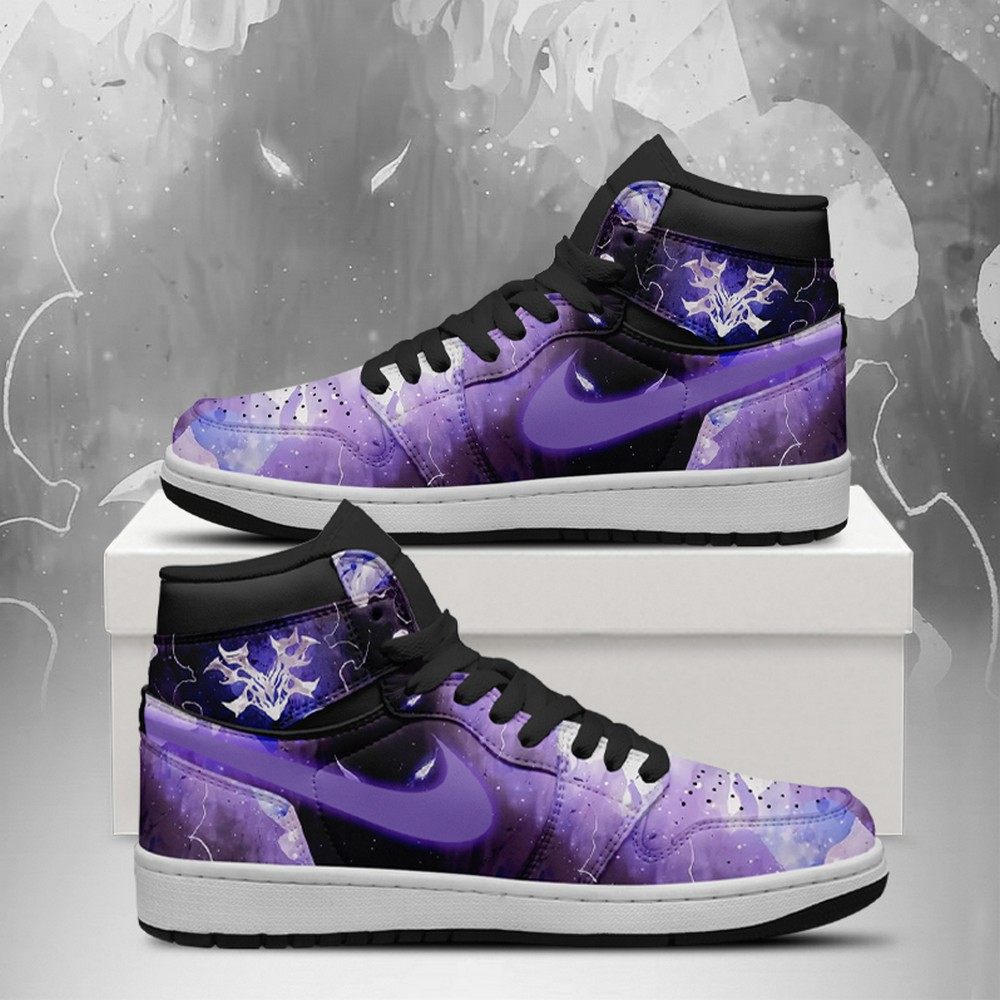 Blue Flame Eclipse Solo Leveling High Top Shoes