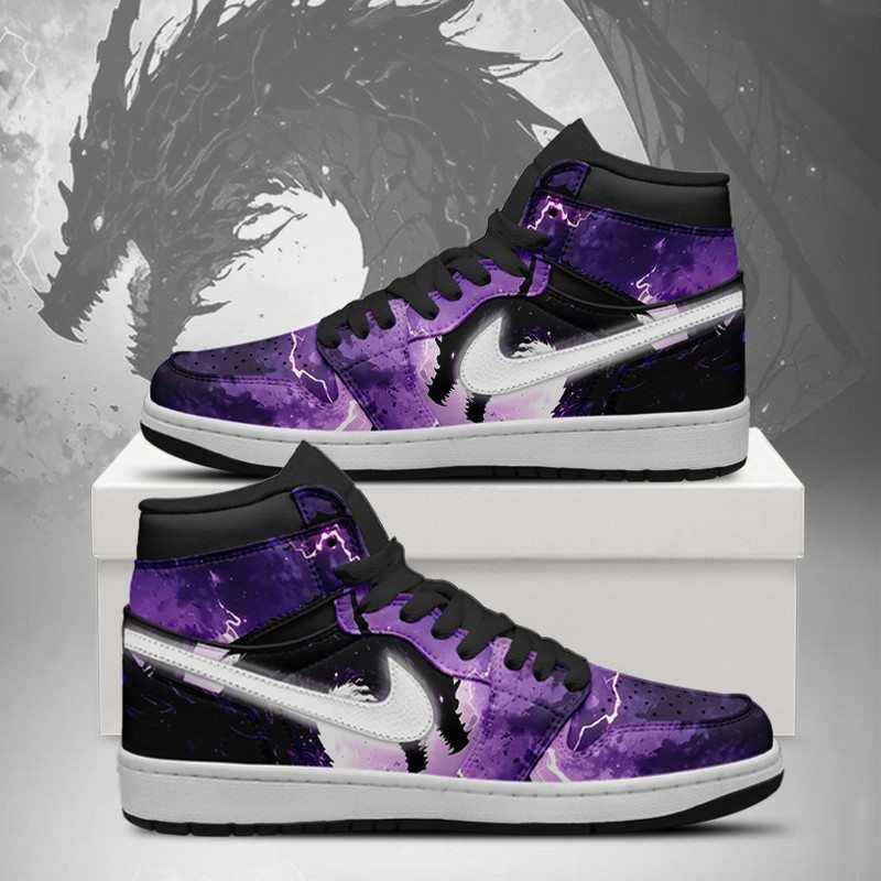 Dual Blades Eclipse Solo Leveling High Top Shoes
