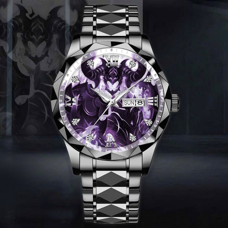 Hunter’s Lightning Flash Solo Leveling Stainless Steel Watch