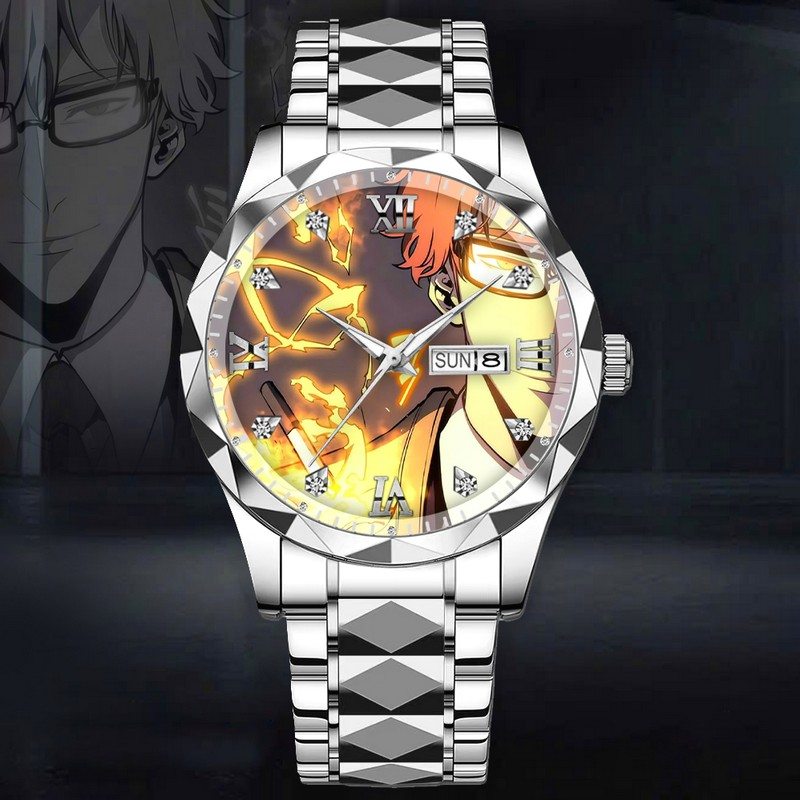 Inferno Storm Strike Solo Leveling Stainless Steel Watch