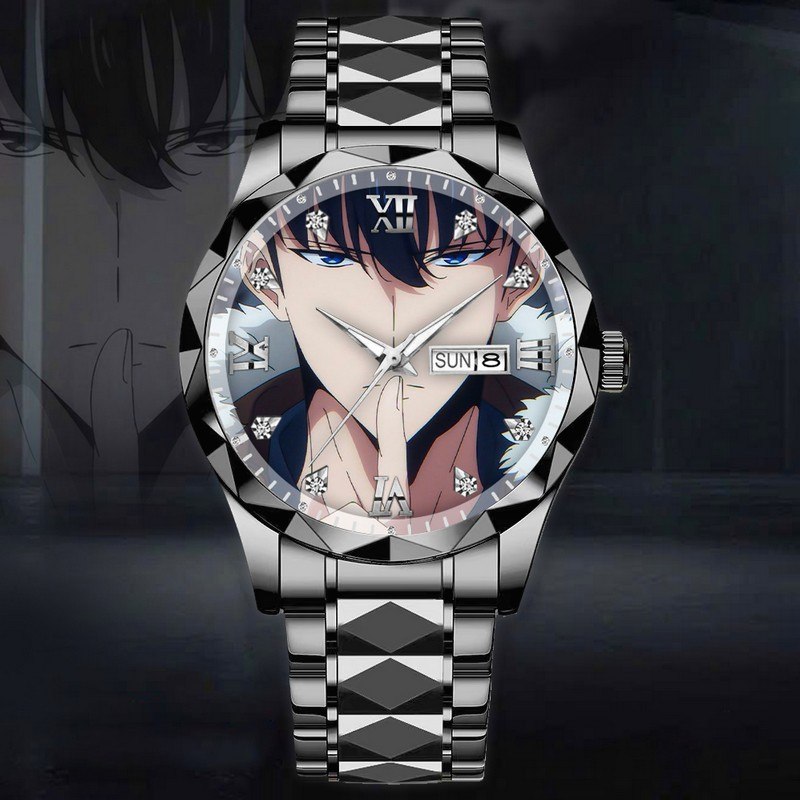 King’s Rebirth Flame Solo Leveling Stainless Steel Watch