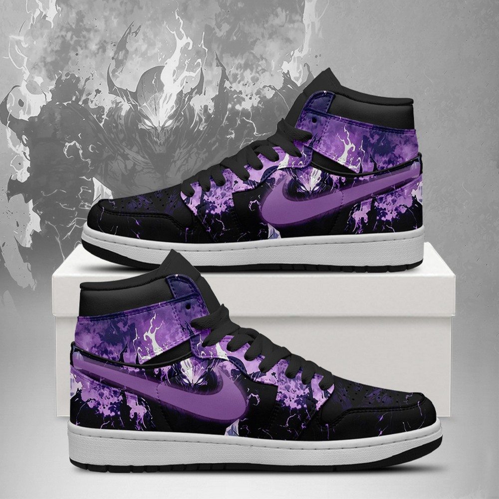 Monarch of Frost Solo Leveling High Top Shoes