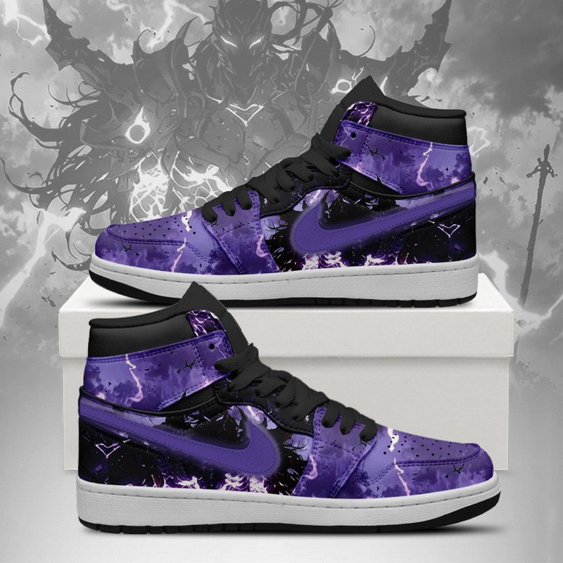 Red Mist Eclipse Solo Leveling High Top Shoes