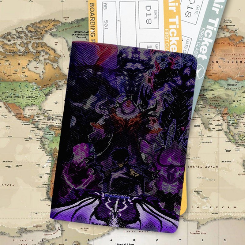 Shadow Monarch Unleashed Solo Leveling Passport Cover