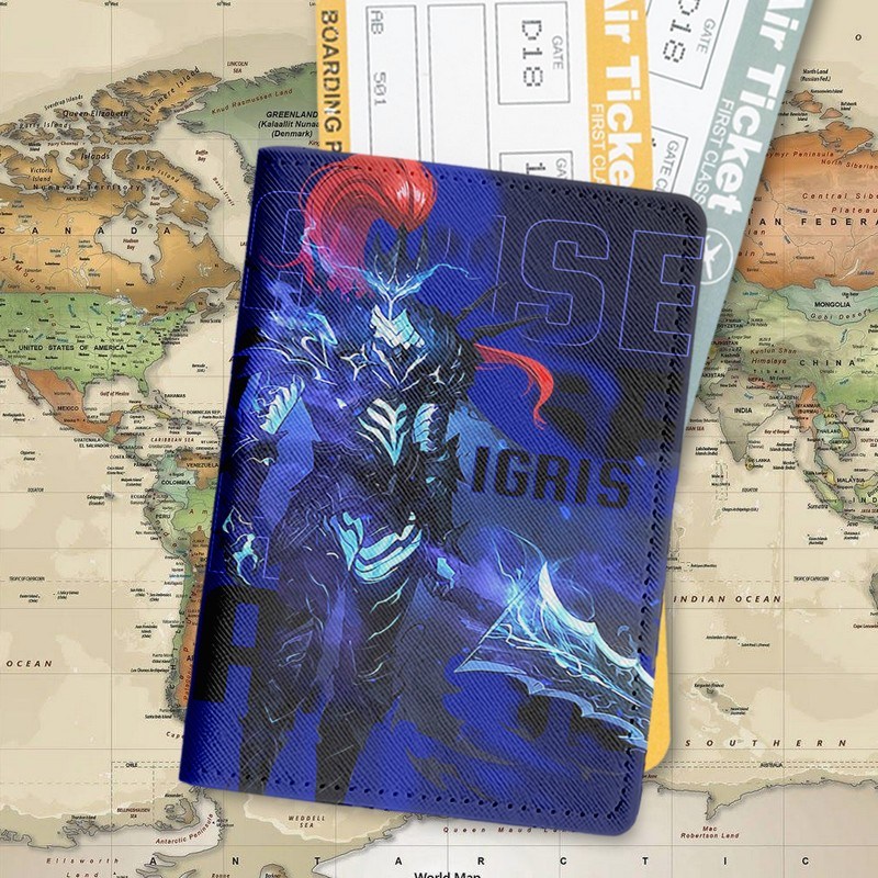 Sung Jin-Woo Hero Pose Solo Leveling Passport Cover