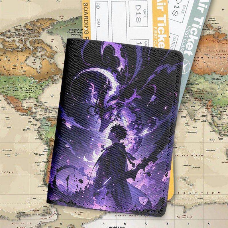 Sung Jin-Woo Portrait Solo Leveling Passport Cover